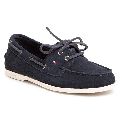 Mokasyny Tommy Hilfiger Classic Suede Boat Shoe FW0FW04880 Desert Sky DW5 Tommy Hilfiger 40 eobuwie.pl