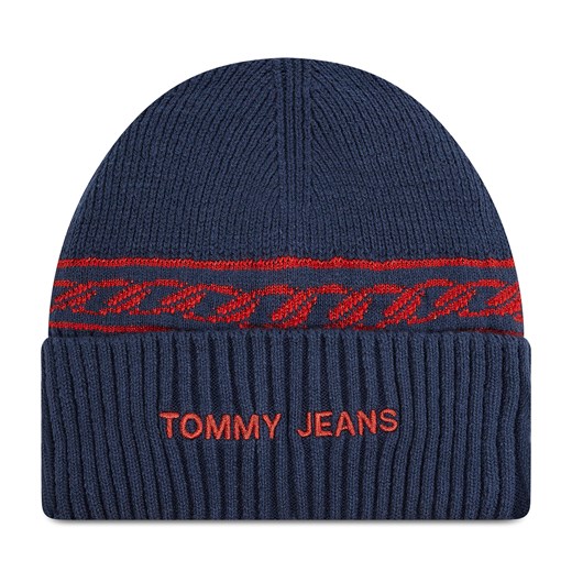 Czapka Tommy Jeans Tjw Femme Beanie AW0AW10710 0GY Tommy Jeans one size wyprzedaż eobuwie.pl