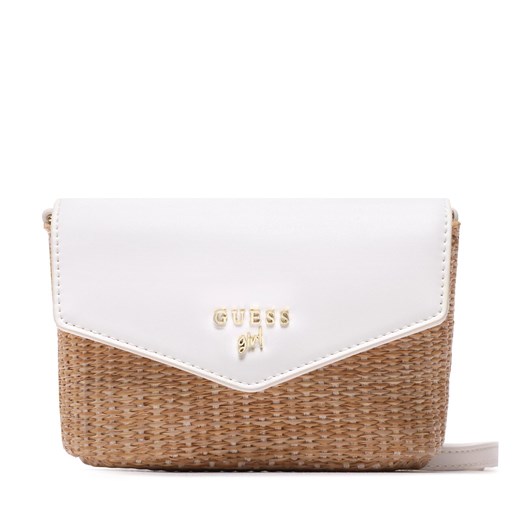 Torebka Guess Mini Shoulder Tote B J3GZ18 WFHH0 Biały ze sklepu eobuwie.pl w kategorii Listonoszki - zdjęcie 166834694