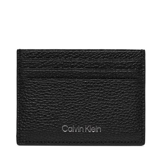 Etui na karty kredytowe Calvin Klein Warmth Cardholder 6Cc K50K507389 Ck Black BAX ze sklepu eobuwie.pl w kategorii Etui - zdjęcie 166835132