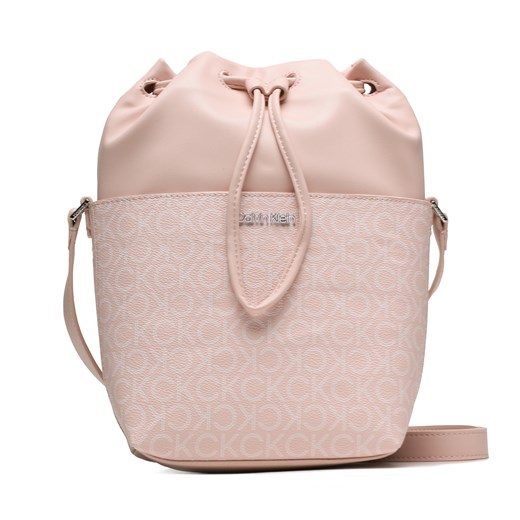 Torebka Calvin Klein Must Bucket Bag Sm Mono K60K609390 0JV ze sklepu eobuwie.pl w kategorii Torebki worki - zdjęcie 166835141