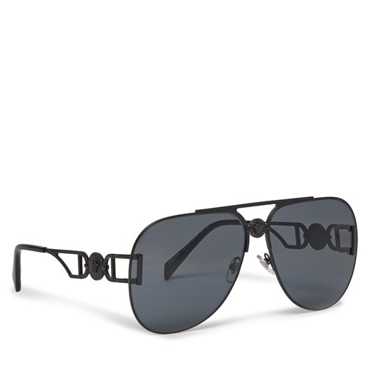 Okulary przeciwsłoneczne Versace 0VE2255 Czarny ze sklepu eobuwie.pl w kategorii Okulary przeciwsłoneczne damskie - zdjęcie 166836451
