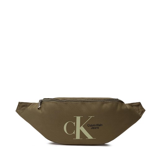 Saszetka nerka Calvin Klein Jeans Sport Essentials Waistbag Dyn K50K508886 Zielony ze sklepu eobuwie.pl w kategorii Nerki - zdjęcie 166837803