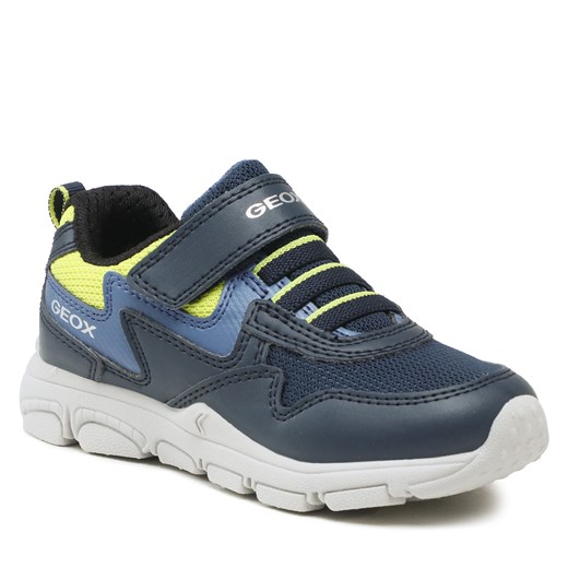 Sneakersy Geox J New Torque Boy J267NA 0BC14 C0749 M Navy/Lime Geox 24 eobuwie.pl