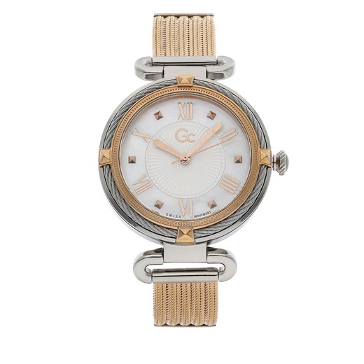 Zegarek Gc Y58001L1MF Silver/Rose Gold Gc one size eobuwie.pl