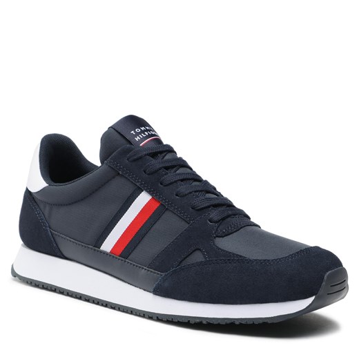 Sneakersy Tommy Hilfiger Runner Lo Vintage Mix FM0FM03431 Desert Sky DW5 Tommy Hilfiger 41 wyprzedaż eobuwie.pl