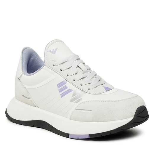 Sneakersy Emporio Armani X3X160 XN821 S770 White/Lilac Emporio Armani 36 eobuwie.pl