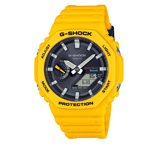 Zegarek G-Shock GA-B2100C-9AER Żółty ze sklepu eobuwie.pl w kategorii Zegarki - zdjęcie 166840891
