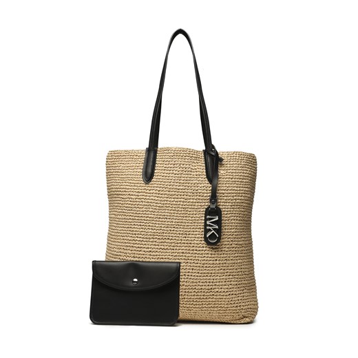 Torebka MICHAEL Michael Kors Eliza 30S3SZAT3W Nat/Blk Michael Michael Kors one size okazyjna cena eobuwie.pl