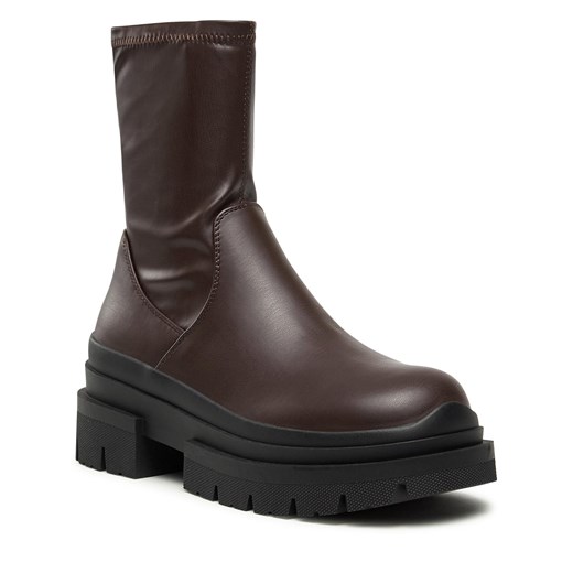 Botki ONLY Shoes Onlbeatrix-3 15304757 Brown Stone 4327238 Only Shoes 38 wyprzedaż eobuwie.pl