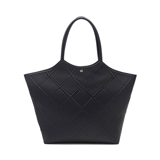 Torebka Gino Rossi CLARA-S8952 Czarny ze sklepu eobuwie.pl w kategorii Torby Shopper bag - zdjęcie 166842362