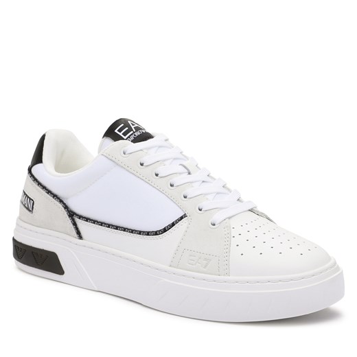 Sneakersy EA7 Emporio Armani X8X144 XK335 D611 White+Black 44 eobuwie.pl okazja
