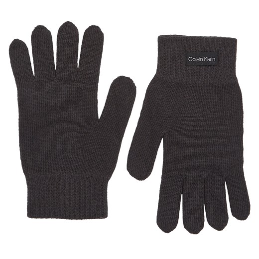 Rękawiczki Damskie Calvin Klein Essential Knit Gloves K60K611167 Ck Black BAX ze sklepu eobuwie.pl w kategorii Rękawiczki damskie - zdjęcie 166843373