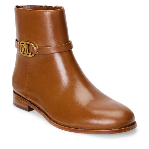 Botki Lauren Ralph Lauren 802912273002 Deep Saddle Tan 37 okazja eobuwie.pl