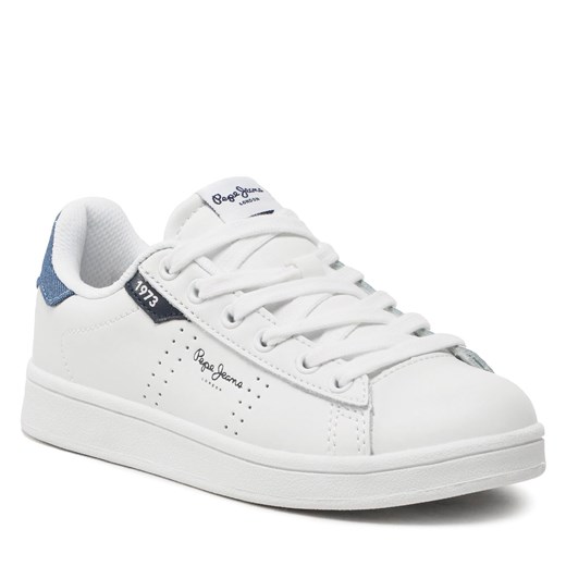 Sneakersy Pepe Jeans Player Basic B Jeans PBS30545 White 800 Pepe Jeans 32 eobuwie.pl