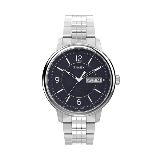 Zegarek Timex Trend Chicago TW2W13600 Silver/Silver ze sklepu eobuwie.pl w kategorii Zegarki - zdjęcie 166844864