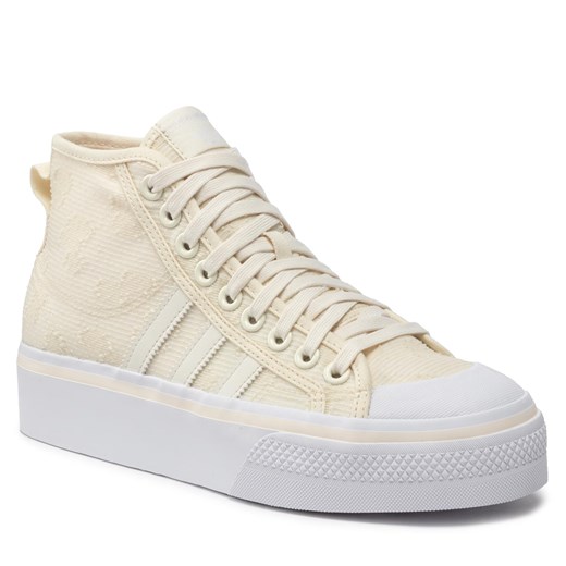Buty adidas Nizza Platform Mid W GX8356 Cwhite/Cwhite/Ftwwht 39.13 eobuwie.pl