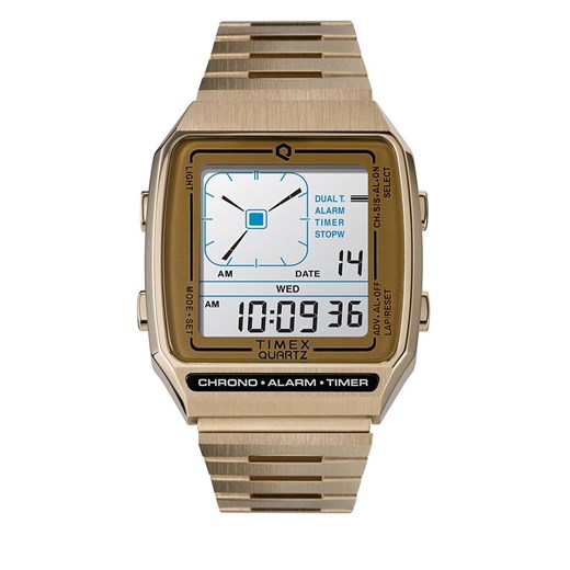 Zegarek Timex TW2U72500 Złoty ze sklepu eobuwie.pl w kategorii Zegarki - zdjęcie 166848644