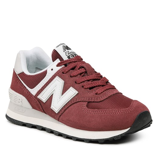 Sneakersy New Balance U574MR2 Bordowy New Balance 44 eobuwie.pl