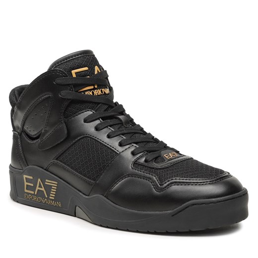 Sneakersy EA7 Emporio Armani X8Z039 XK331 M701 Triple Black+Gold 42.23 eobuwie.pl