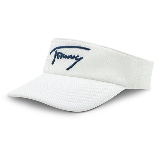 Daszek Tommy Jeans Spring Break Visor AW0AW14600 Biały ze sklepu eobuwie.pl w kategorii Czapki z daszkiem damskie - zdjęcie 166853050