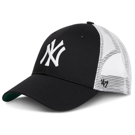 Czapka z daszkiem 47 Brand New York Yankees 47 BRAND-B-BRANS17CTP-BK Czarny ze sklepu eobuwie.pl w kategorii Czapki z daszkiem męskie - zdjęcie 166853203