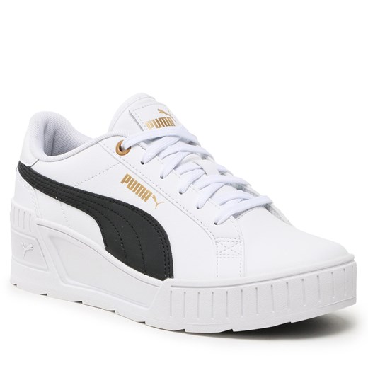 Sneakersy Puma Karmen Wedge 390985 02 Puma White/Puma Black/Gold Puma 38.5 eobuwie.pl