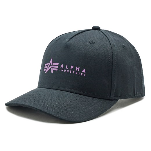 Czapka z daszkiem Alpha Industries 126912 Black/Dark Magenta 682 ze sklepu eobuwie.pl w kategorii Czapki z daszkiem męskie - zdjęcie 166854354