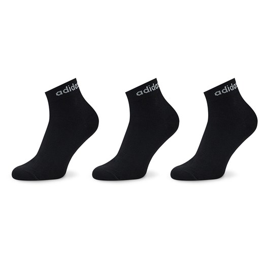 Zestaw 3 par wysokich skarpet unisex adidas IC1305 Black ze sklepu eobuwie.pl w kategorii Skarpetki męskie - zdjęcie 166854891
