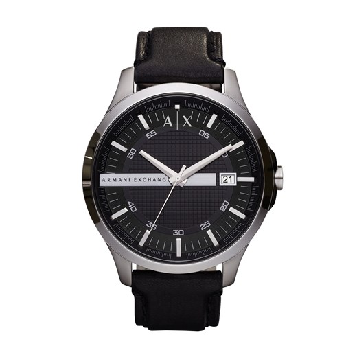 Zegarek Armani Exchange Hampton AX2101 Black/Silver ze sklepu eobuwie.pl w kategorii Zegarki - zdjęcie 166855820
