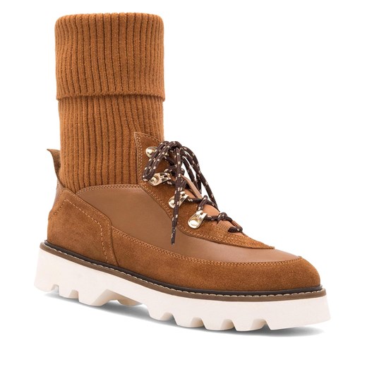 Botki Badura STARK-06W4-023 Brązowy 36 eobuwie.pl