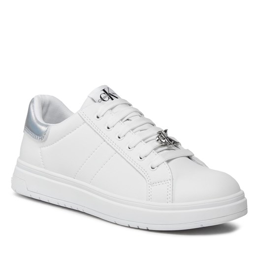 Sneakersy Calvin Klein Jeans V3A9-80791-1355 S White/Silver X025 38 eobuwie.pl