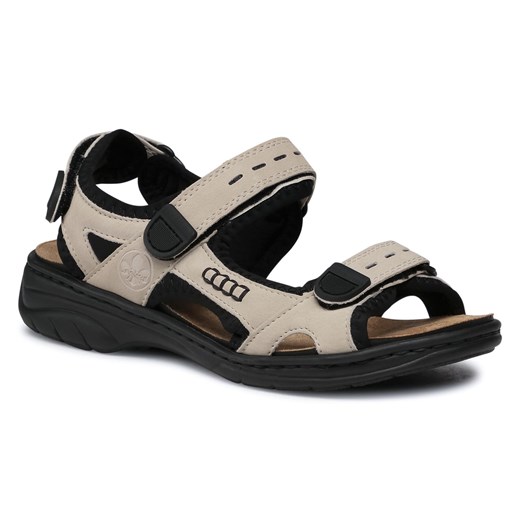 Sandały Rieker 64582-60 Beige Rieker 38 wyprzedaż eobuwie.pl
