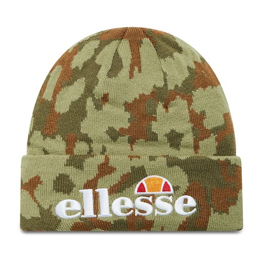 Czapka Ellesse Velly Camo Beanie SAKA2031 Khaki 506 ze sklepu eobuwie.pl w kategorii Czapki zimowe męskie - zdjęcie 166861323