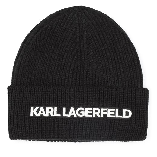 Czapka Karl Lagerfeld Kids Z11063 Black 09B ze sklepu eobuwie.pl w kategorii Czapki dziecięce - zdjęcie 166862114