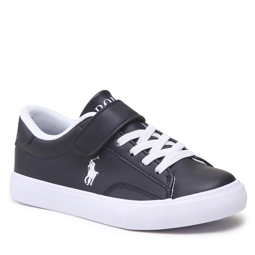 Sneakersy Polo Ralph Lauren Theron V Ps RF104039 Navy Smooth PU w/ White PP Polo Ralph Lauren 28 eobuwie.pl