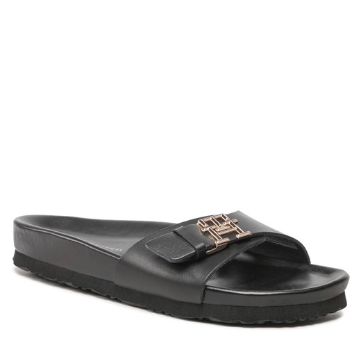 Klapki Tommy Hilfiger Th Mule Sandal FW0FW07134 Black BDS Tommy Hilfiger 37 eobuwie.pl