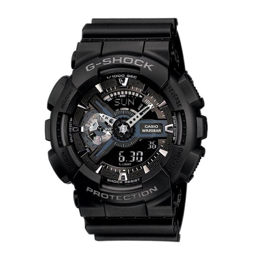 Zegarek G-Shock GA-110-1BER Black/Black ze sklepu eobuwie.pl w kategorii Zegarki - zdjęcie 166865181