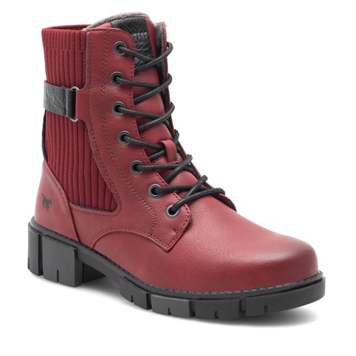 Botki Mustang 1443-502-5 Czerwony Mustang 37 eobuwie.pl