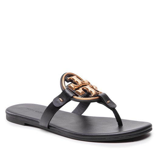 Japonki Tory Burch Metal Miller 136593 Perfect Black 006 Tory Burch 35.5 eobuwie.pl