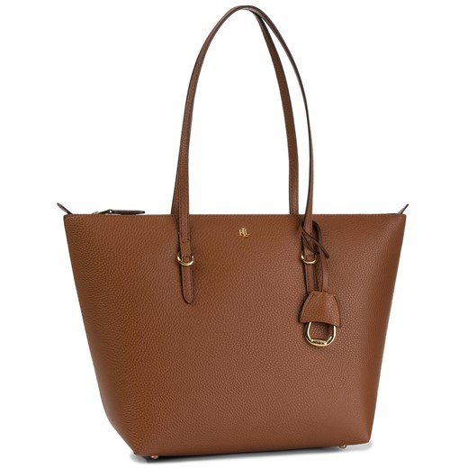 Torebka Lauren Ralph Lauren Keaton 26 431747443012 Lauren Tan ze sklepu eobuwie.pl w kategorii Torby Shopper bag - zdjęcie 166867831