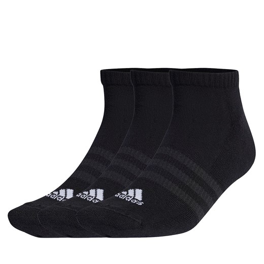 Skarpety stopki unisex adidas Cushioned Low-Cut Socks 3 Pairs IC1332 black/white ze sklepu eobuwie.pl w kategorii Skarpetki damskie - zdjęcie 166869423