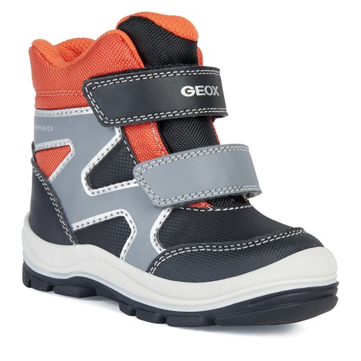 Śniegowce Geox B Flanfil Boy B Abx B263VD 0CEFU C0038 S Black/Orange Geox 24 eobuwie.pl