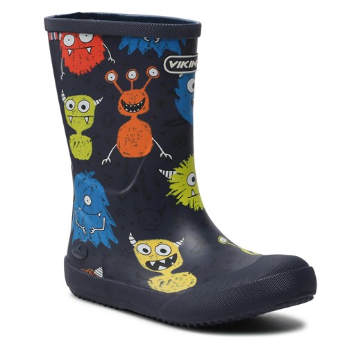 Kalosze Viking Indie Print 1-60120-550 Navy/Multi Viking 32 eobuwie.pl