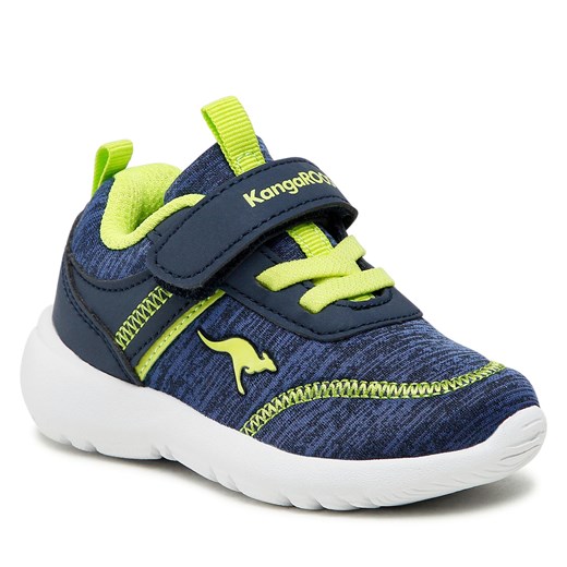 Sneakersy KangaRoos Chummy Ev 02078 000 4054 Dk Navy/Lime Kangaroos 22 eobuwie.pl