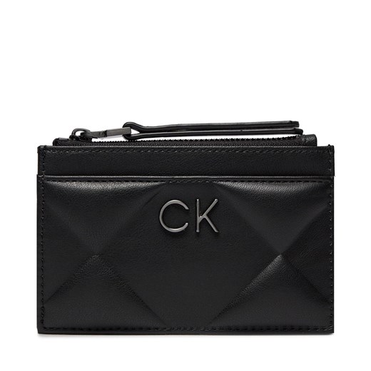 Etui na karty kredytowe Calvin Klein Re-Lock Quilt Cardholder K60K611372 Ck Black BEH ze sklepu eobuwie.pl w kategorii Etui - zdjęcie 166873011