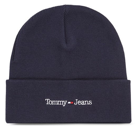 Czapka Tommy Jeans AM0AM11340 Granatowy ze sklepu eobuwie.pl w kategorii Czapki zimowe męskie - zdjęcie 166873682