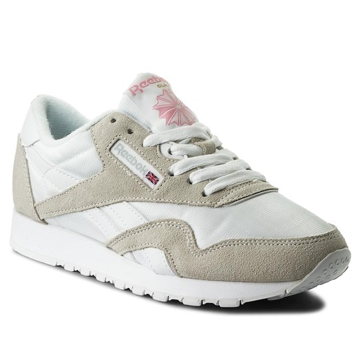 Buty Reebok Cl Nylon 6394 White/Light Grey Reebok Classic 40 eobuwie.pl