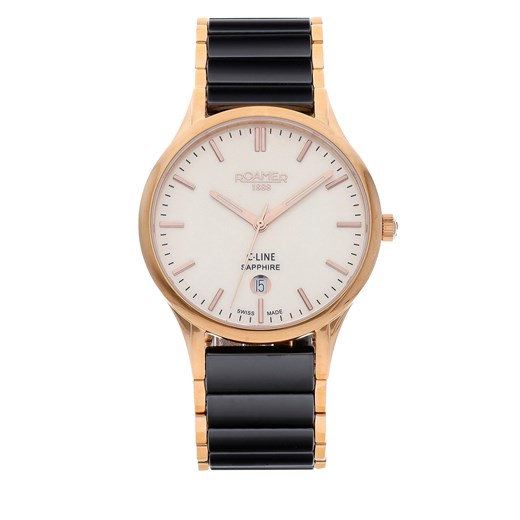 Zegarek Roamer C-Line 658833 49 35 61 Gold/Black Roamer one size okazja eobuwie.pl