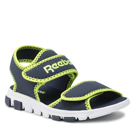 Sandały Reebok Wave Glider III GW0023 Vacnav/Aciyel/Ftwwht Reebok 32.5 eobuwie.pl